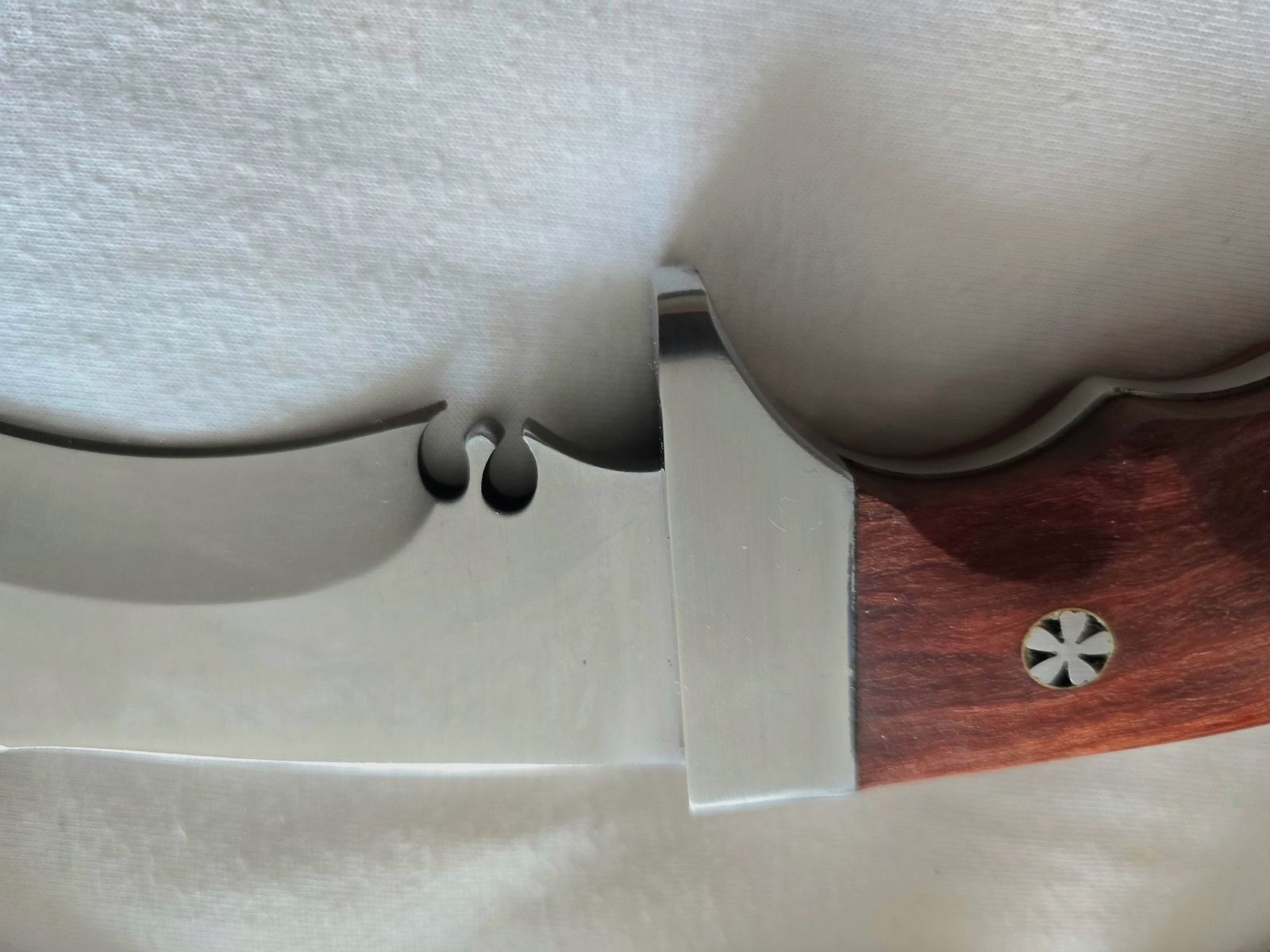 Couteau Kukri Purple Dragon – Couteau robuste pour l'extérieur avec étui en cuir embossé