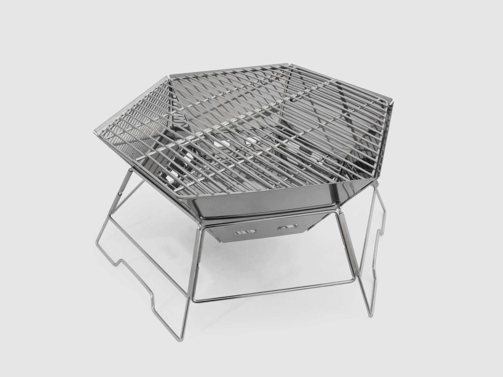 Origin Outdoors Fire Bowl and Grill Hexagon