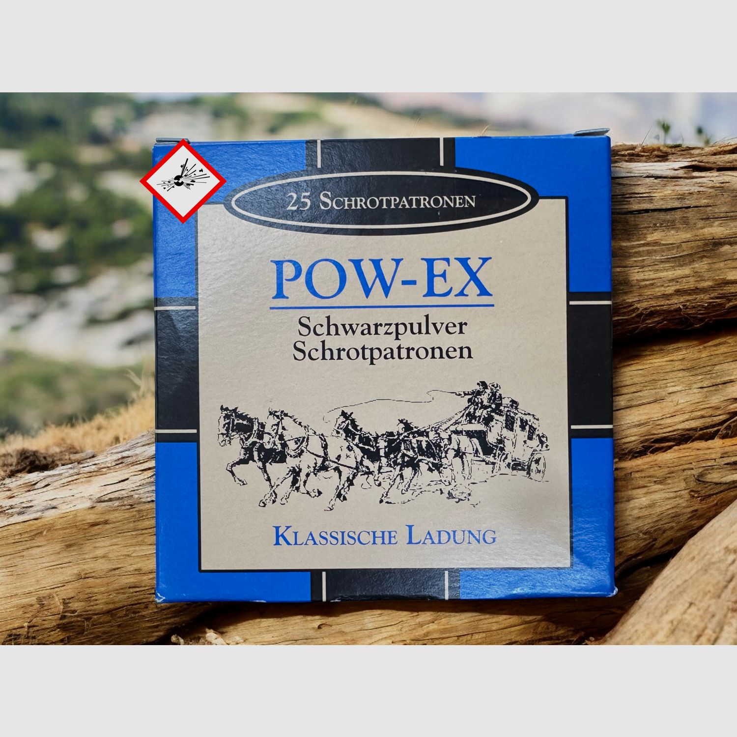 Pow-Ex black powder blank cartridges cal. 16/67.5