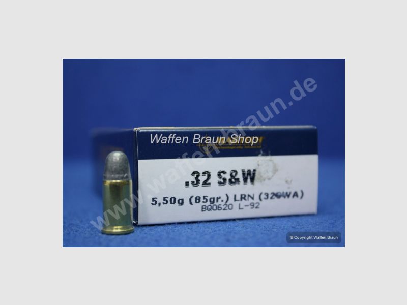 Magtech .32 S&W LRN 85 GR A50 #32SWA