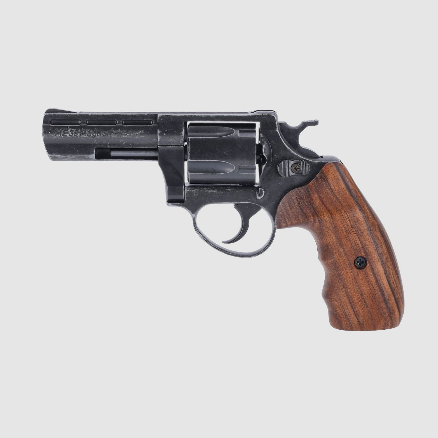 ME-Sportwaffen ME 38 Magnum 9 mm R.K. revolver à blanc avec poignée en bois aspect antique, image 1 sur 3