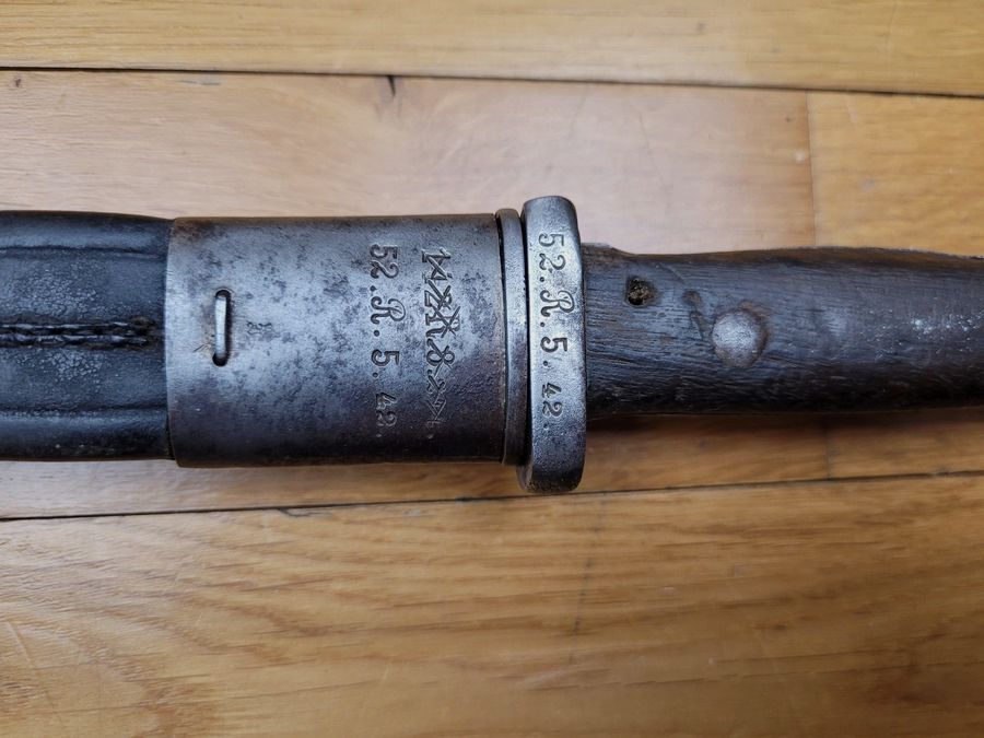 Seltene deutsche Bajonett 84/98 1. Typ – Weyersberg in Solingen – 6. Brandenburg – W 88 – mit Nummer! – TBE, Bild 13 von 13