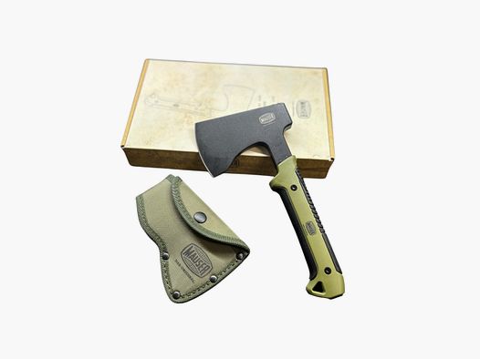 MAUSER Bijl Origineel Groen met Etui 80414840