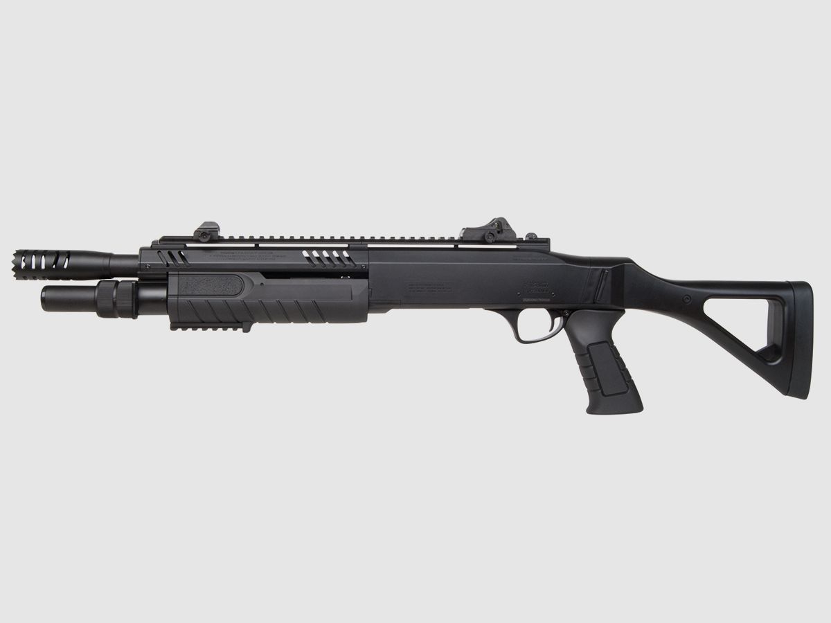 Fabarm STF12 11" Schwarz 6mm - Airsoft Federdruck Pumpgun
