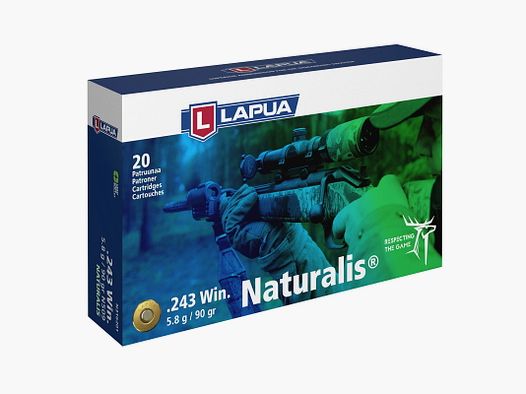 Lapua .243 Win. Naturalis 90gr. - 20 Stk.