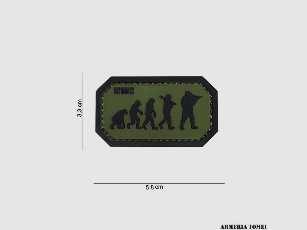 PATCH – 3D PVC AIRSOFT EVOLUTION green/black