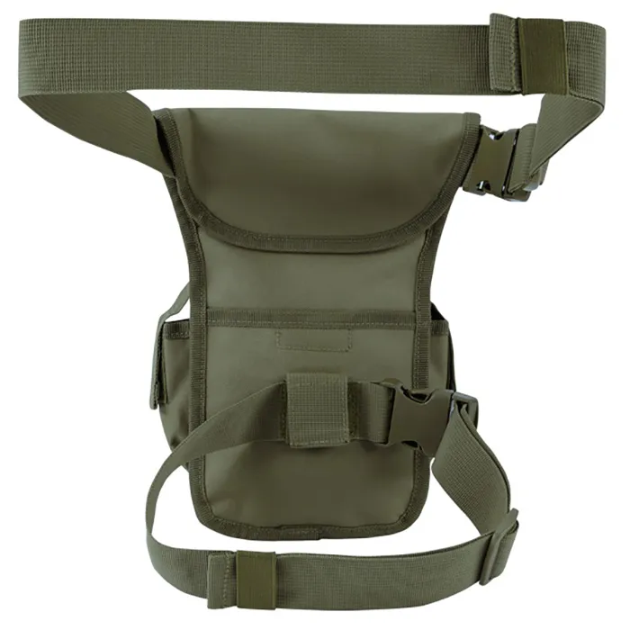 Borsa a vita con attacco per coscia "Side Kick Bag" - Oliva, immagine 2 di 3