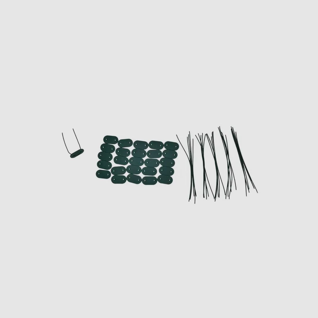 PVC Sichtschutzzaun doppelseitig 1x3m grün - Komplettset mit Befestigung, Bild 9 von 20