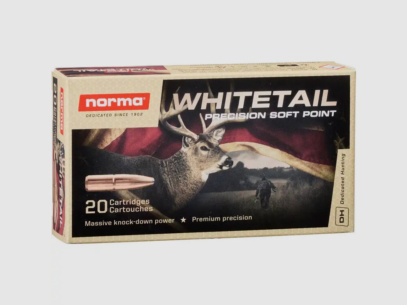 Norma Whitetail SP 3,56g/55grs à20 .222Rem