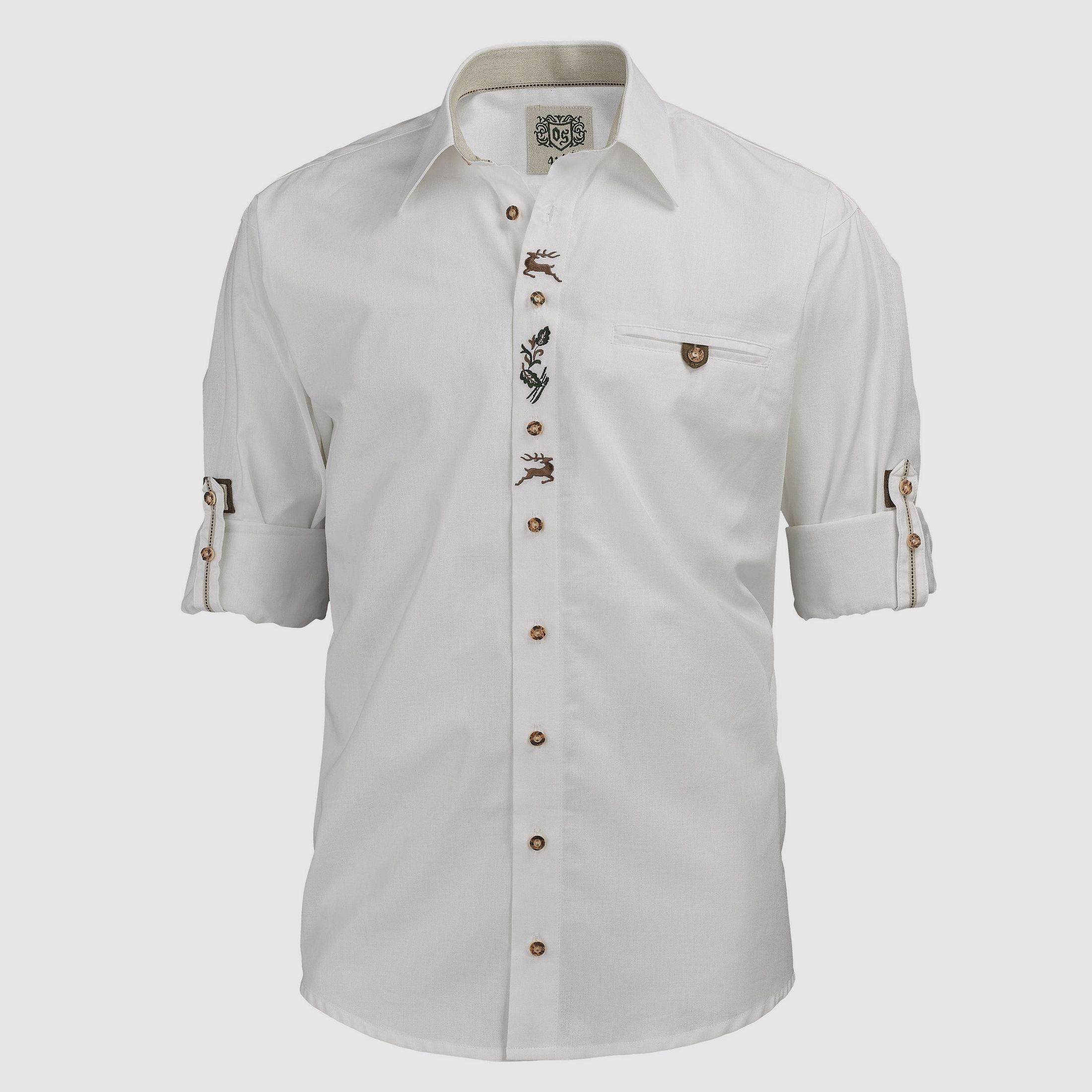 OS-Trachten Herren-Langarmhemd