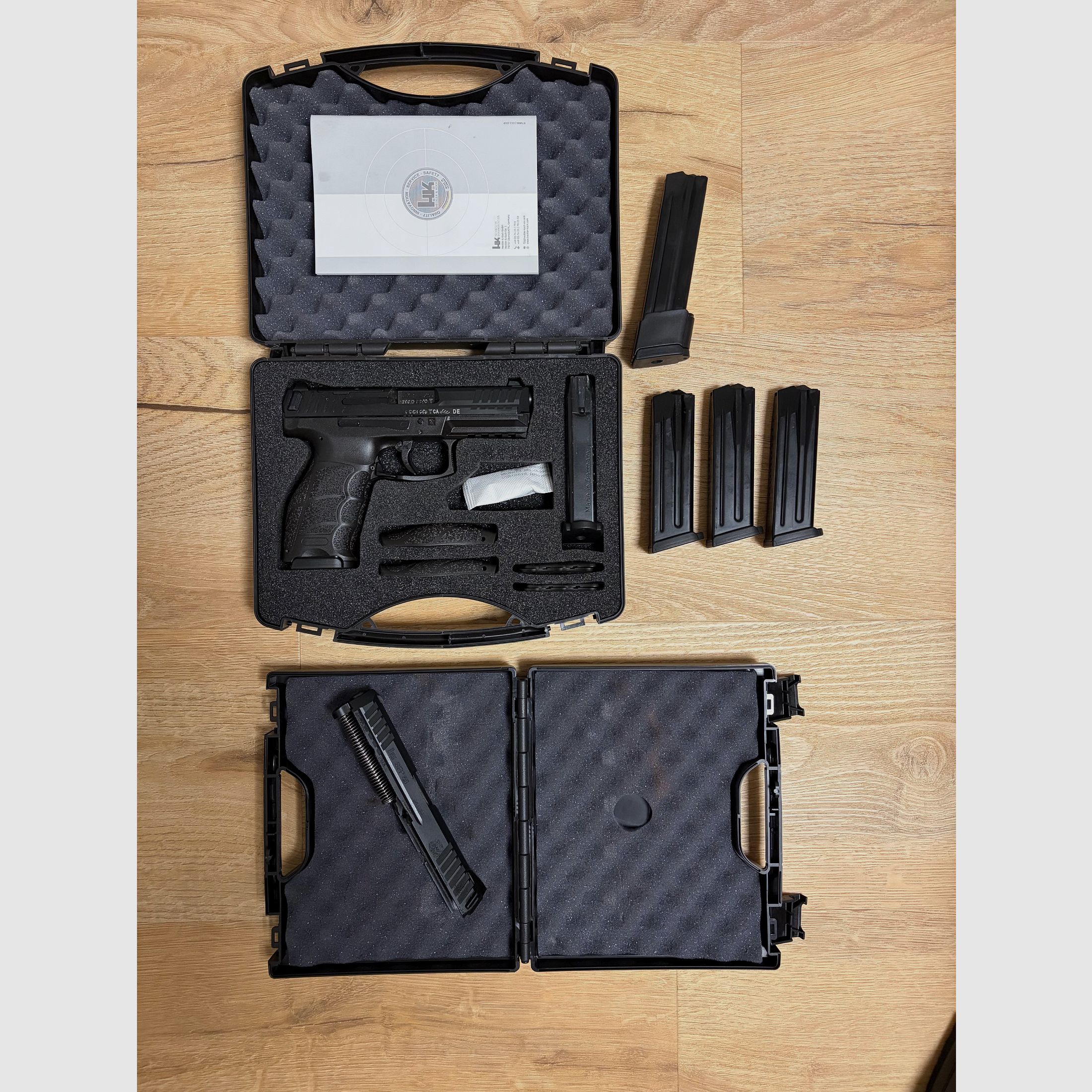 H&K SFP40 Komplettset mit SFP9 Wechselsystem 9mm OR / 40S&W, VP9, VP40, Heckler & Koch