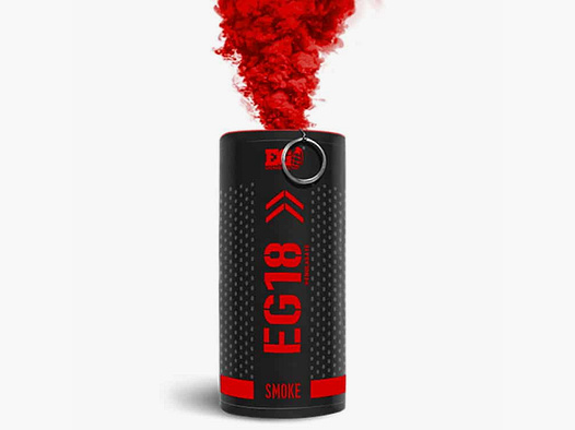 Enolagaye EG18 Grenade Fumigène Haute Puissance avec Détonateur à Tirage (rouge)