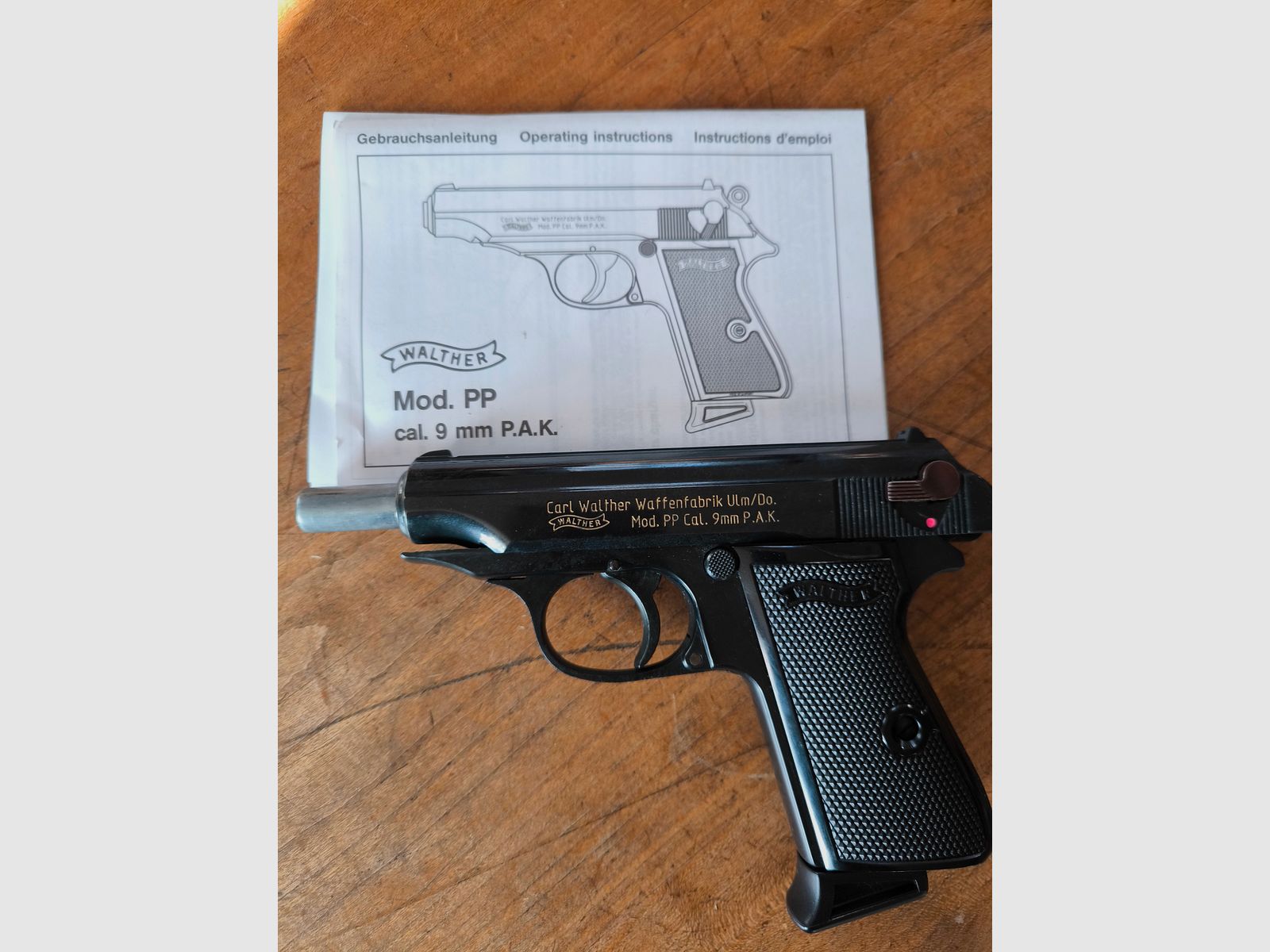 Walther PP cal. 9 mm P.A.K.