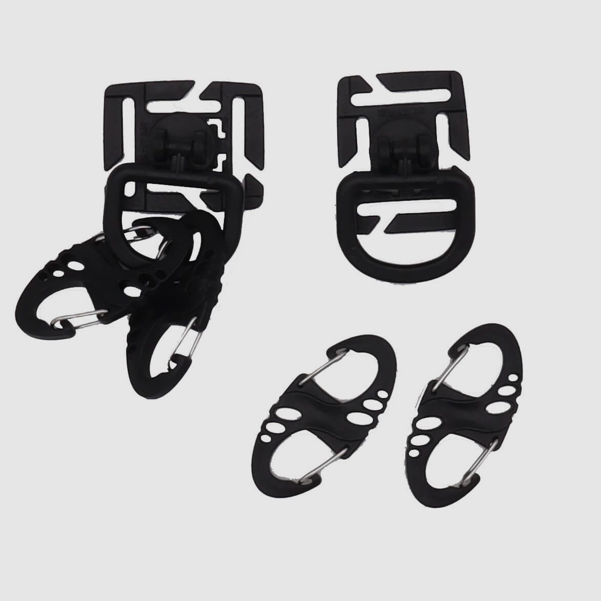 <Tactical Set Ultimate S-Carabiner - Black