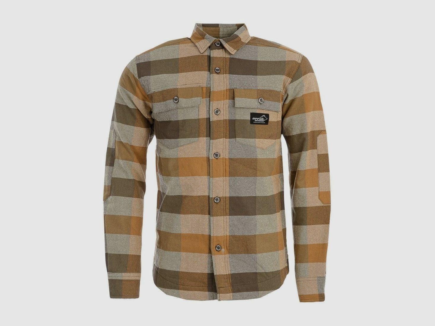 Arrak Outdoor Gefüttertes Flanellhemd Herren Forest 4XL