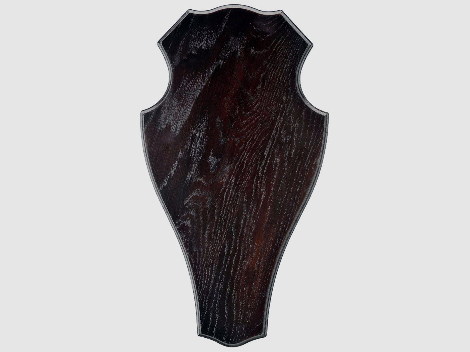 Eurohunt Geweihbrett 52x26cm Eiche - Dunkel - Rund