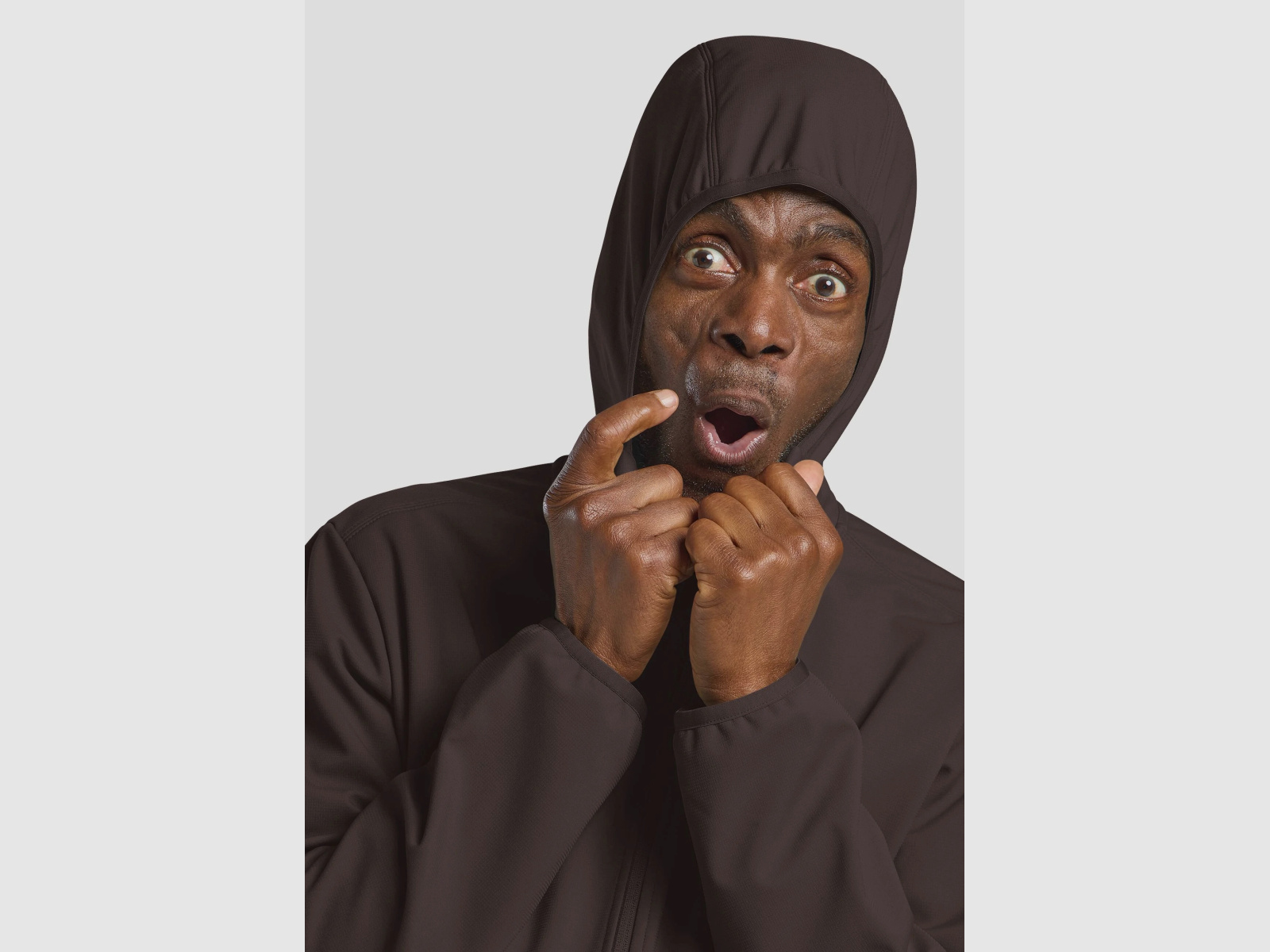 JACK WOLFSKIN Bornberg Hoody M Softshelljacke Herren Peat Braun