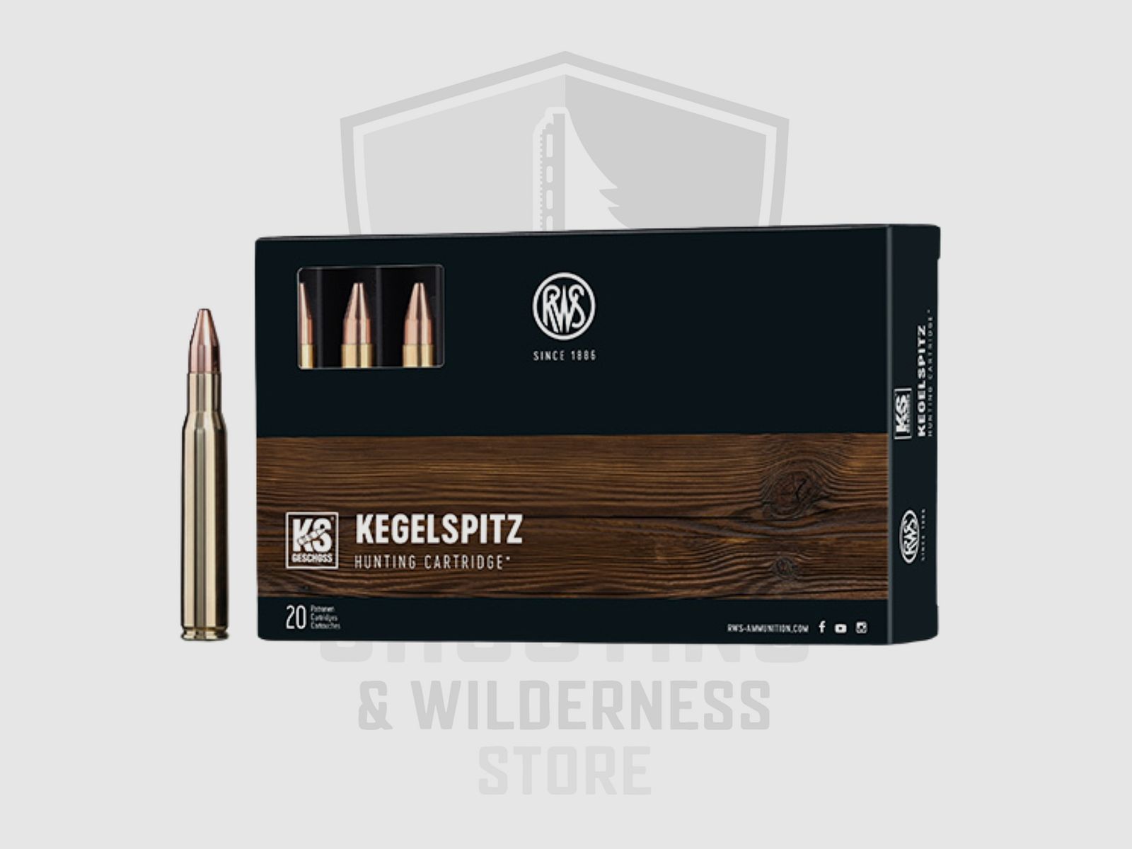 RWS Kegelspitz .30-06 10.7g/165gr 20 Schuss, Bild 2 von 2