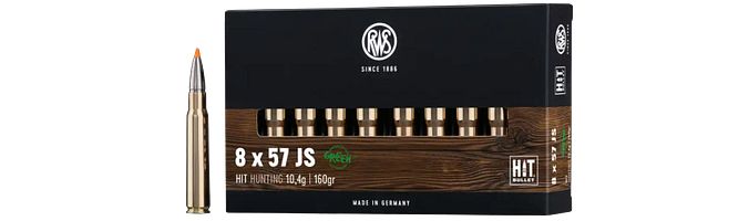 RWS 8x57 IS HIT 10,4g/160grs.