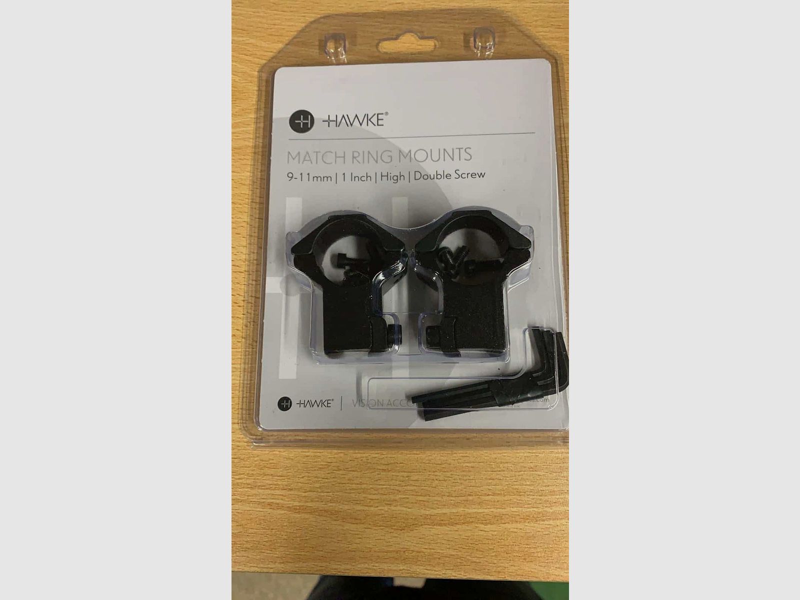 Hawke Match Montageringe 9–11 mm | 1 Zoll hoch, 2 Stk., Bild 2 von 2