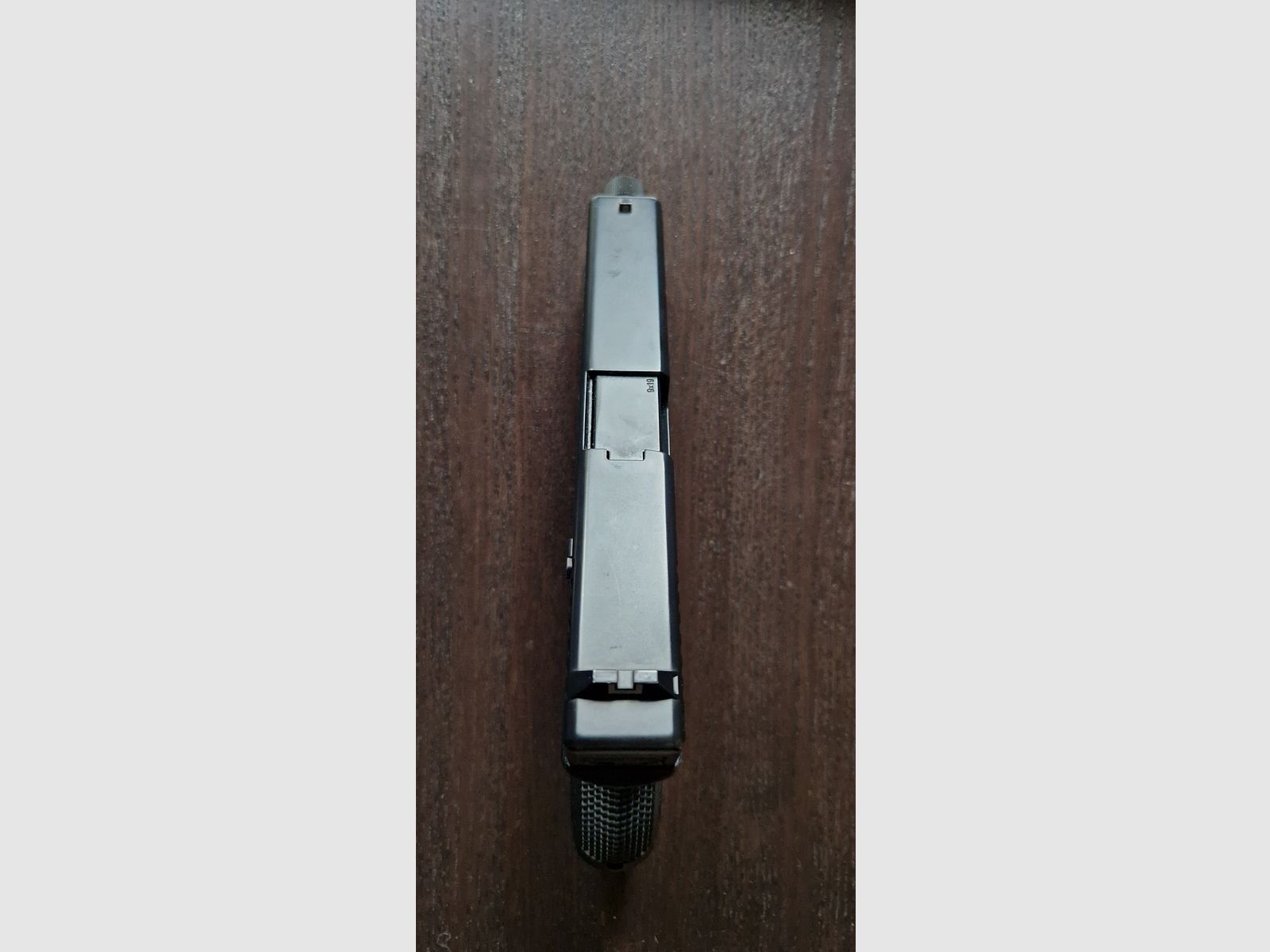 Glock 17 con filettatura della canna pistola Co2 calibro 4,5 mm acciaio BB / Diabolo caricatore difettoso!!!