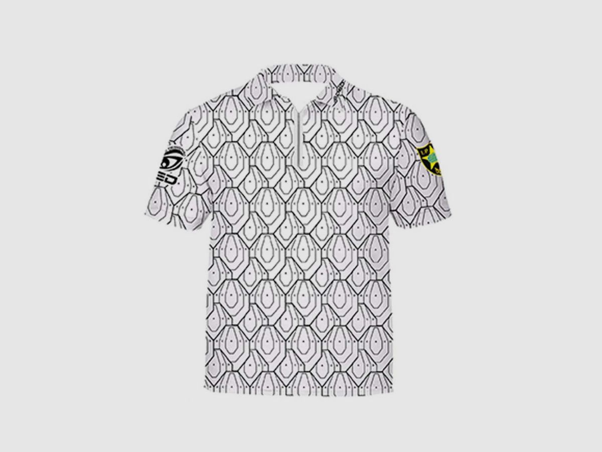 DED White IPSC Target T-Shirt, size: L, Custom Name: No Name, Clothes type: Regular (Men), image 3 of 3