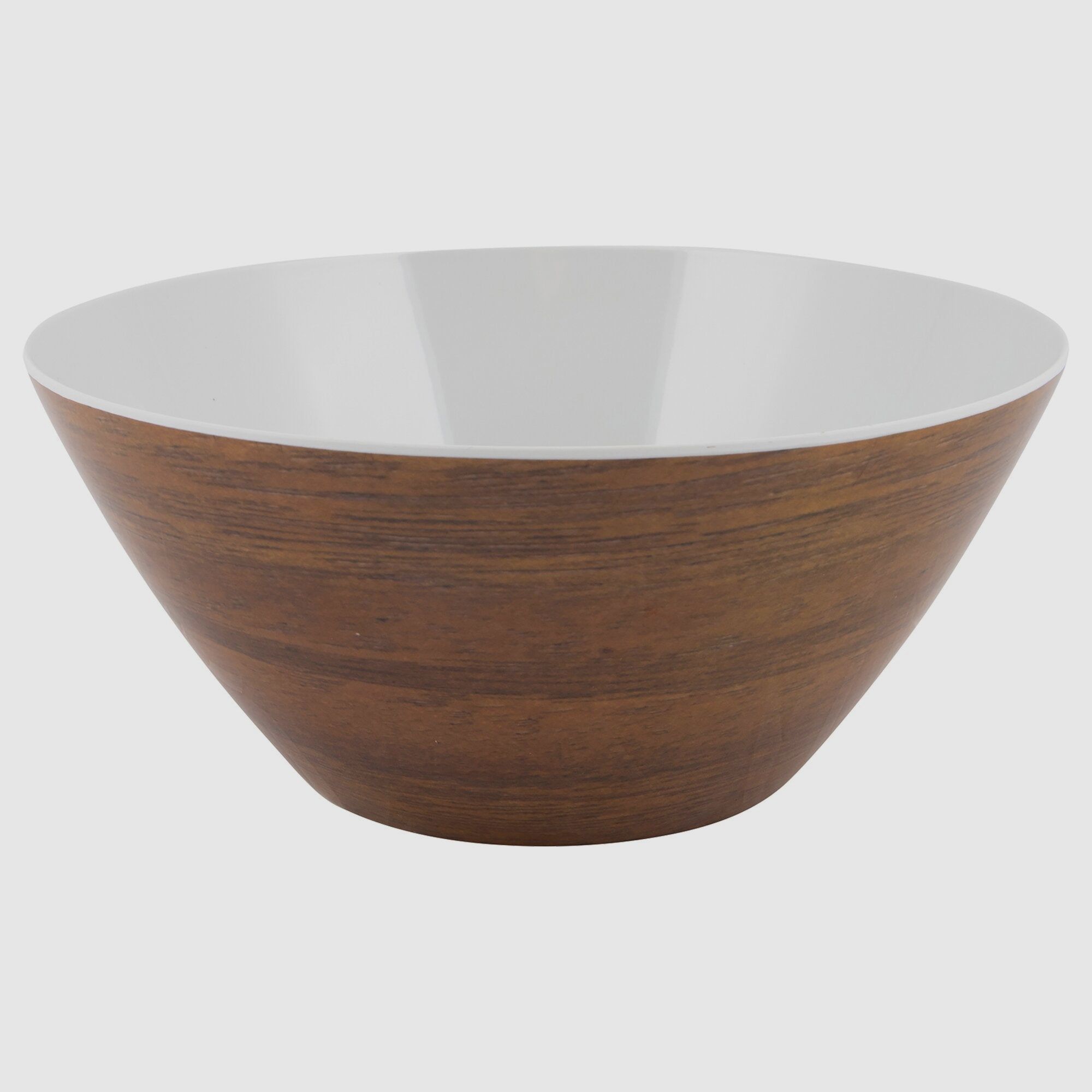 Salad bowl in wood look