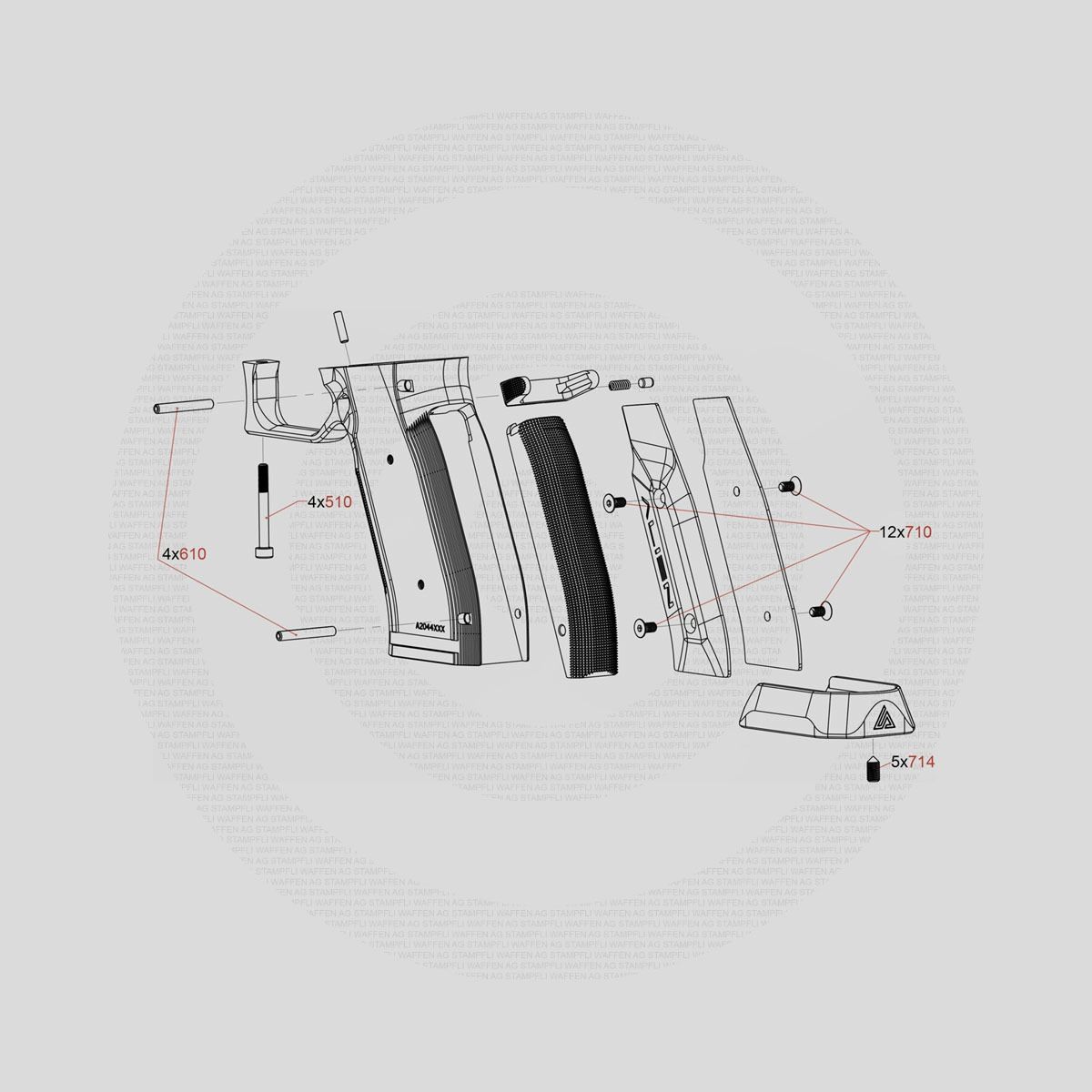Laugo Arms – Alien Ersatzteile Kit [Large], Bild 2 von 2