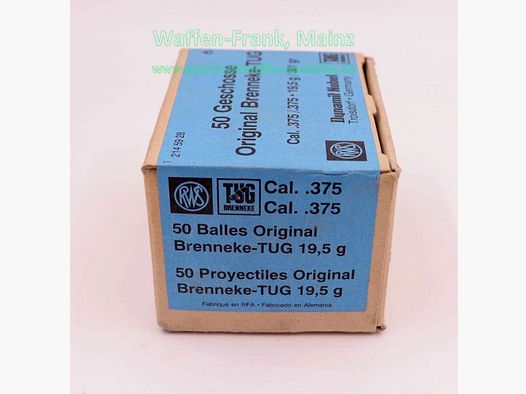 RWS (WZd.Fa.Rottweil) Büchsengeschosse