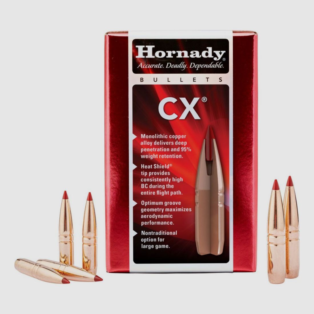 Hornady Geschoss 7 mm (.284) CX 9 g / 139 gr (50/1250)