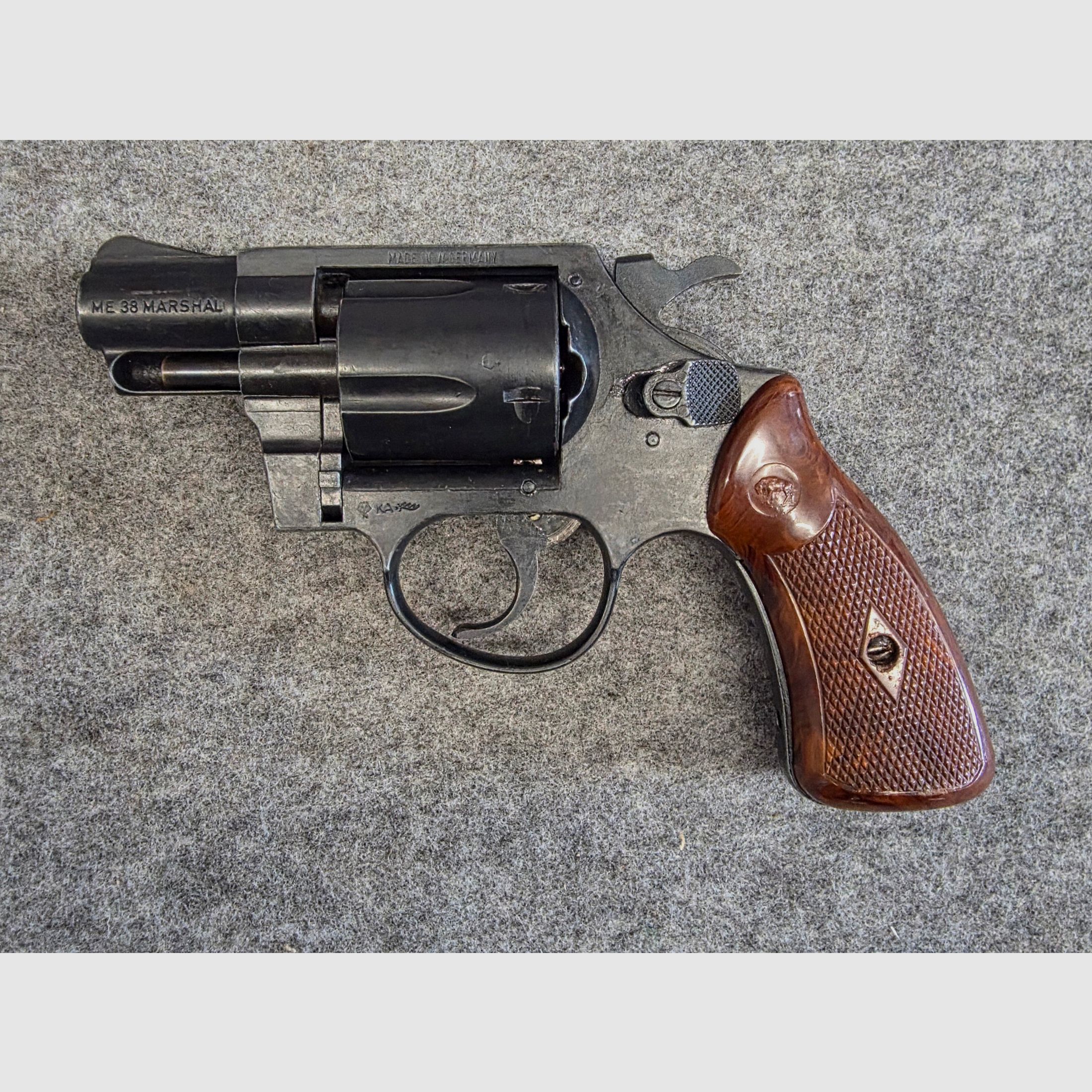SRS Revolver ME 38 Marshal in Cal. .380 RK 9mm RK Blued