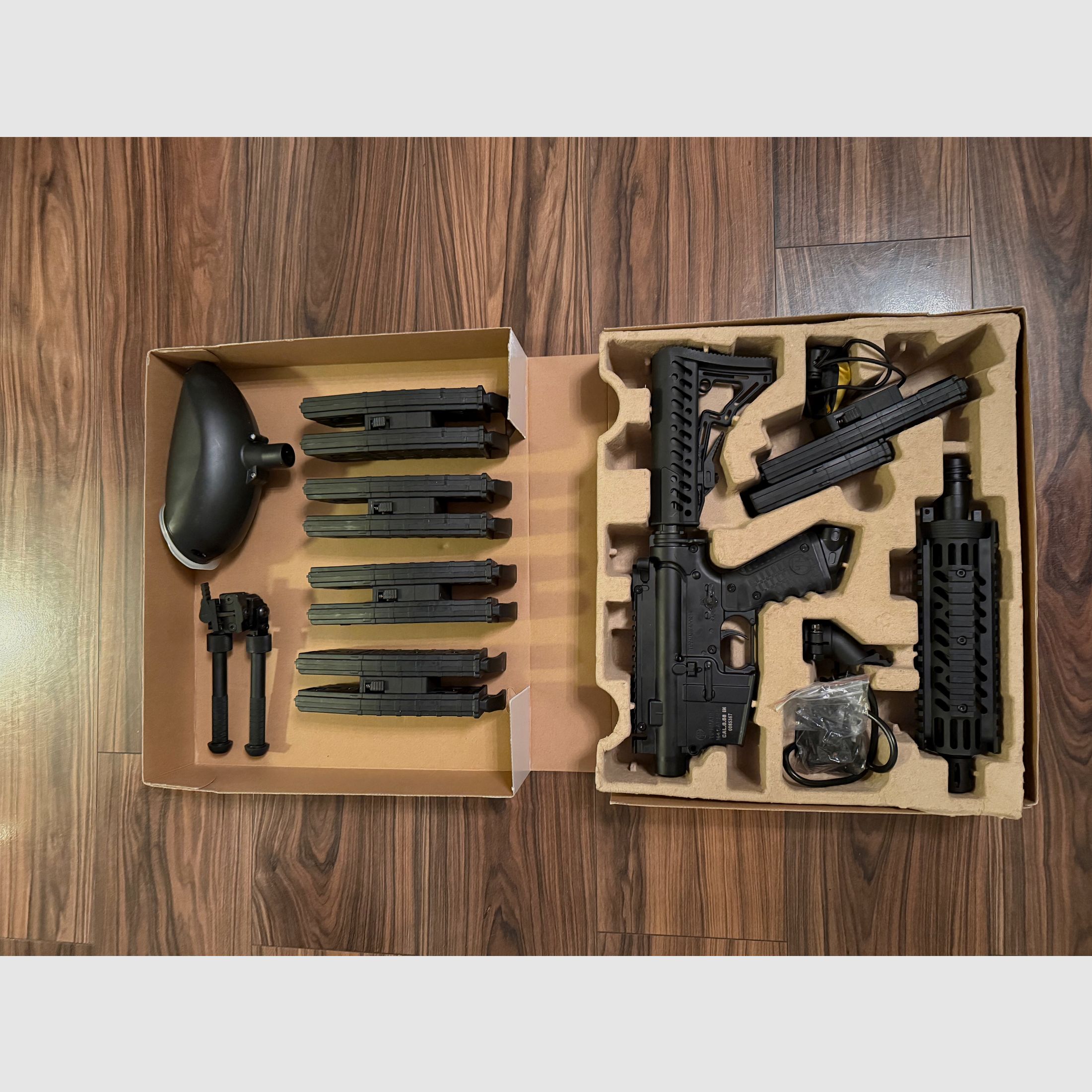 TIPPMANN TMC Set(2x GESPIELT) + ZUBEHÖR MAGFED