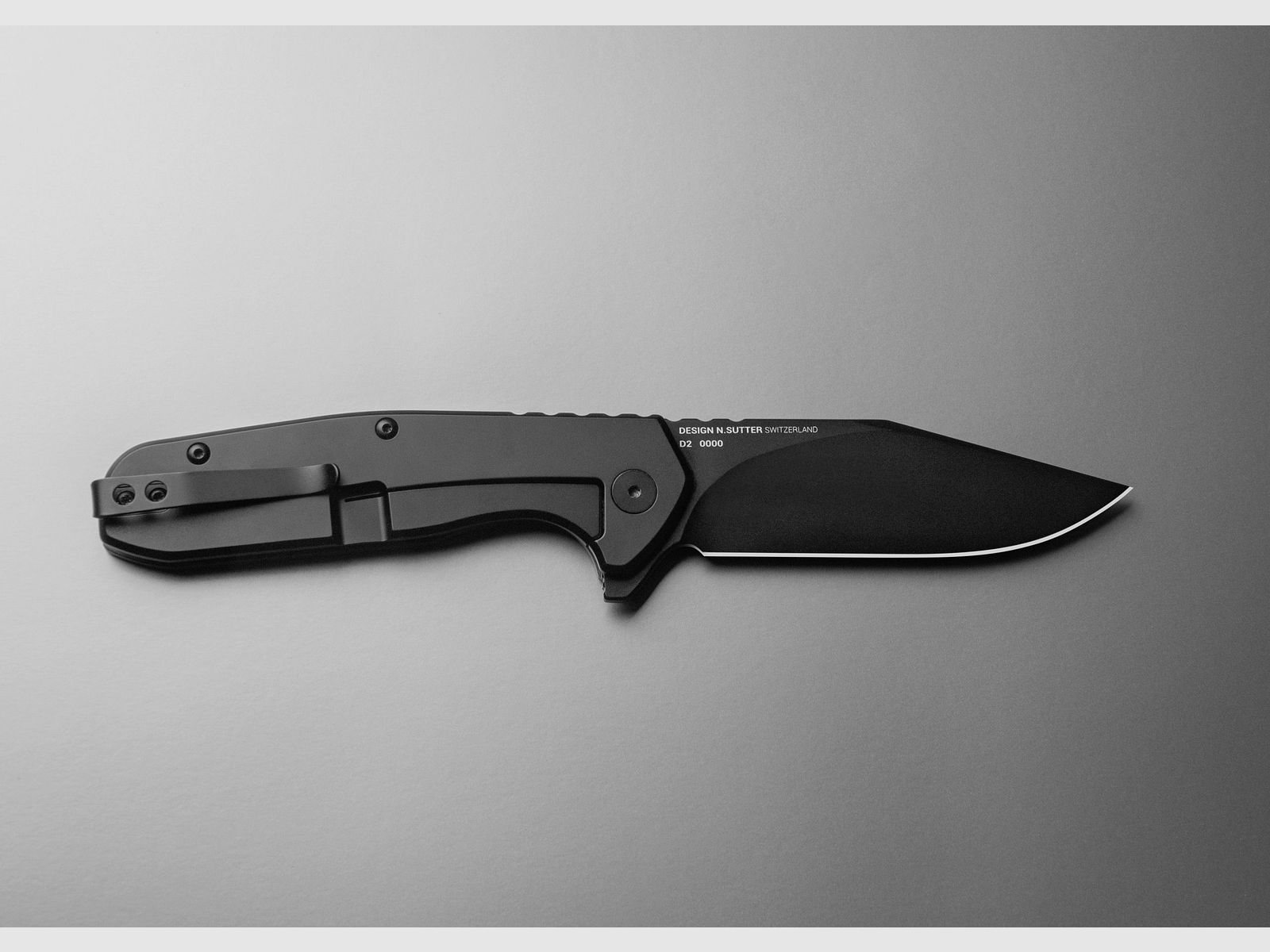 Messer N.Sutter Knives® Quercus NS01B All Black, Bild 3 von 4