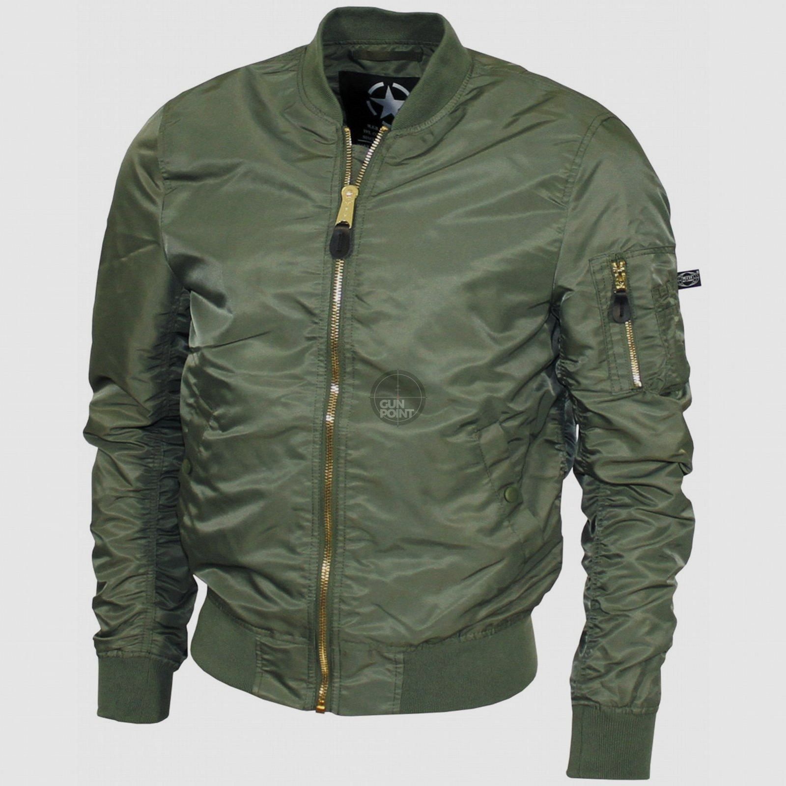 US Airforce jacket MA1, olive - Size: XL