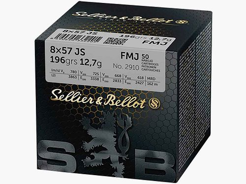 8x57 IS Vollmantel 12,7g/196grs. Sellier & Bellot