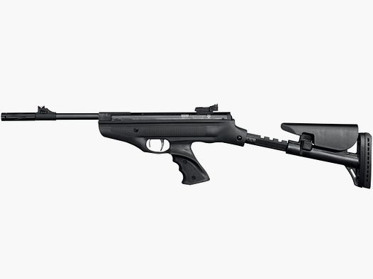 Pistola ad aria Mercury 25 Super Charger Tactical 6,3 Joule, con calcio senza set, cal. 4,50