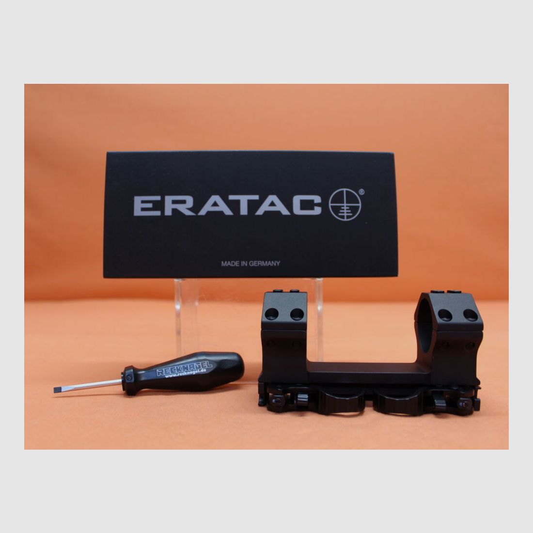 Recknagel Era-Tac QD Blockmontage 34mm (T4014-2023) con leva, inclinazione 20MOA, BH=23mm per profilo Picatinny