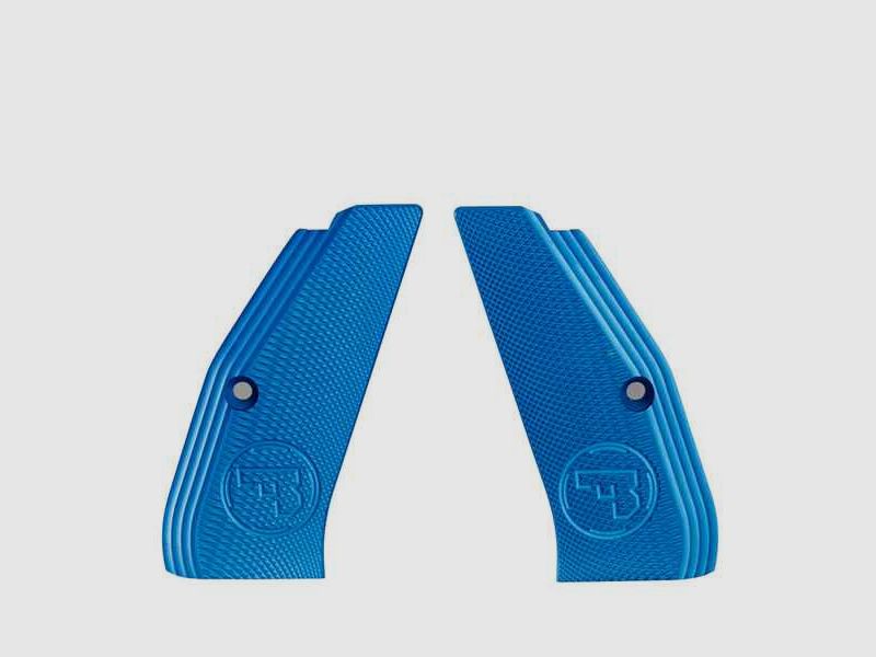 Griffschalen Alu blue SP01 kurz mit Jetfunnel