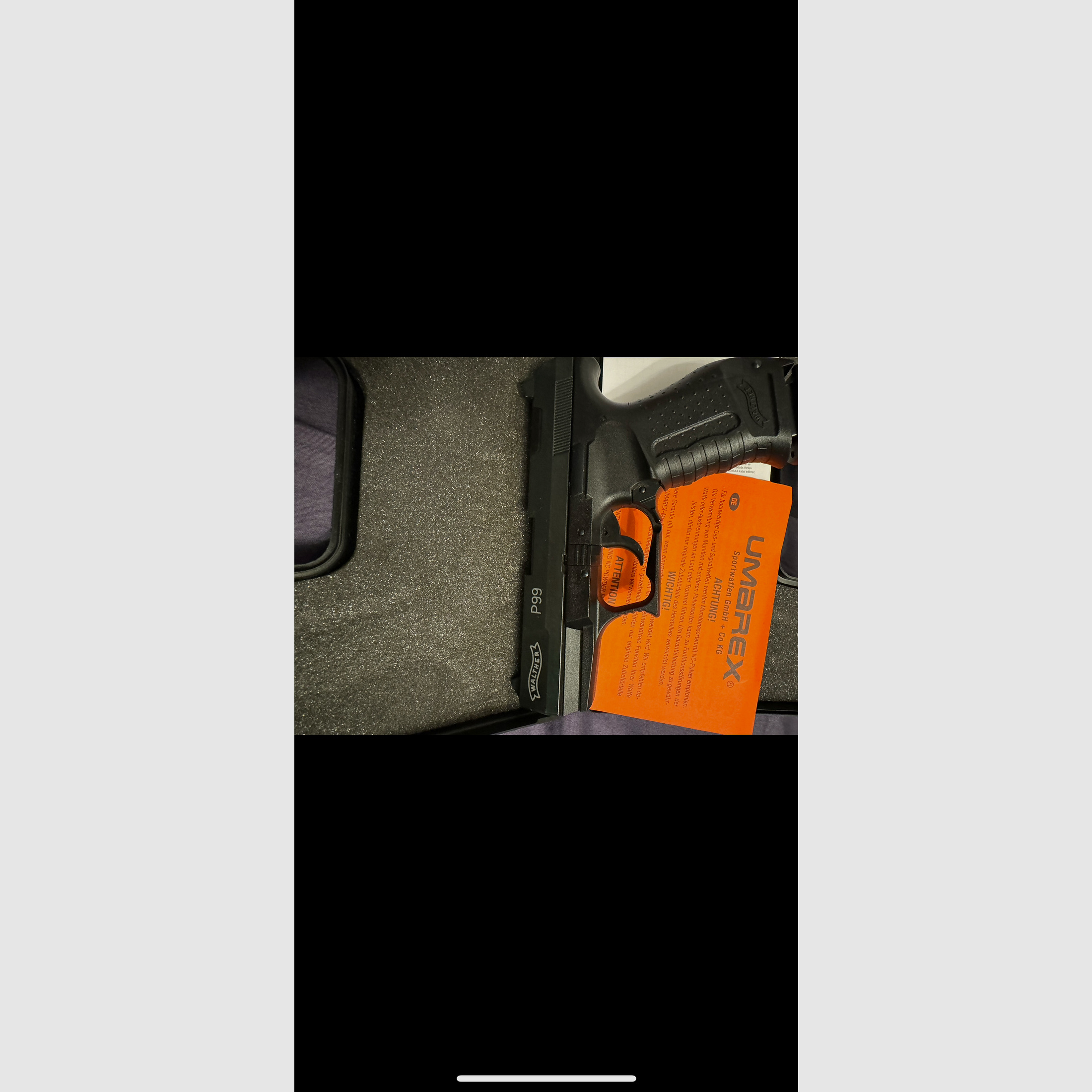 Walther p99  mit 2 Magazine 