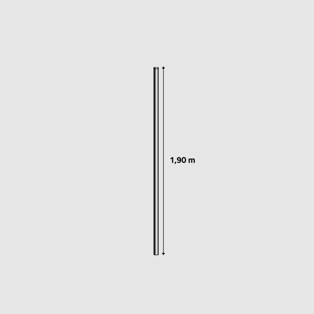 Kit complet de 20 m de panneaux grillagés rigides galvanisés avec revêtement époxy - Hauteur 153 cm, image 8 sur 9