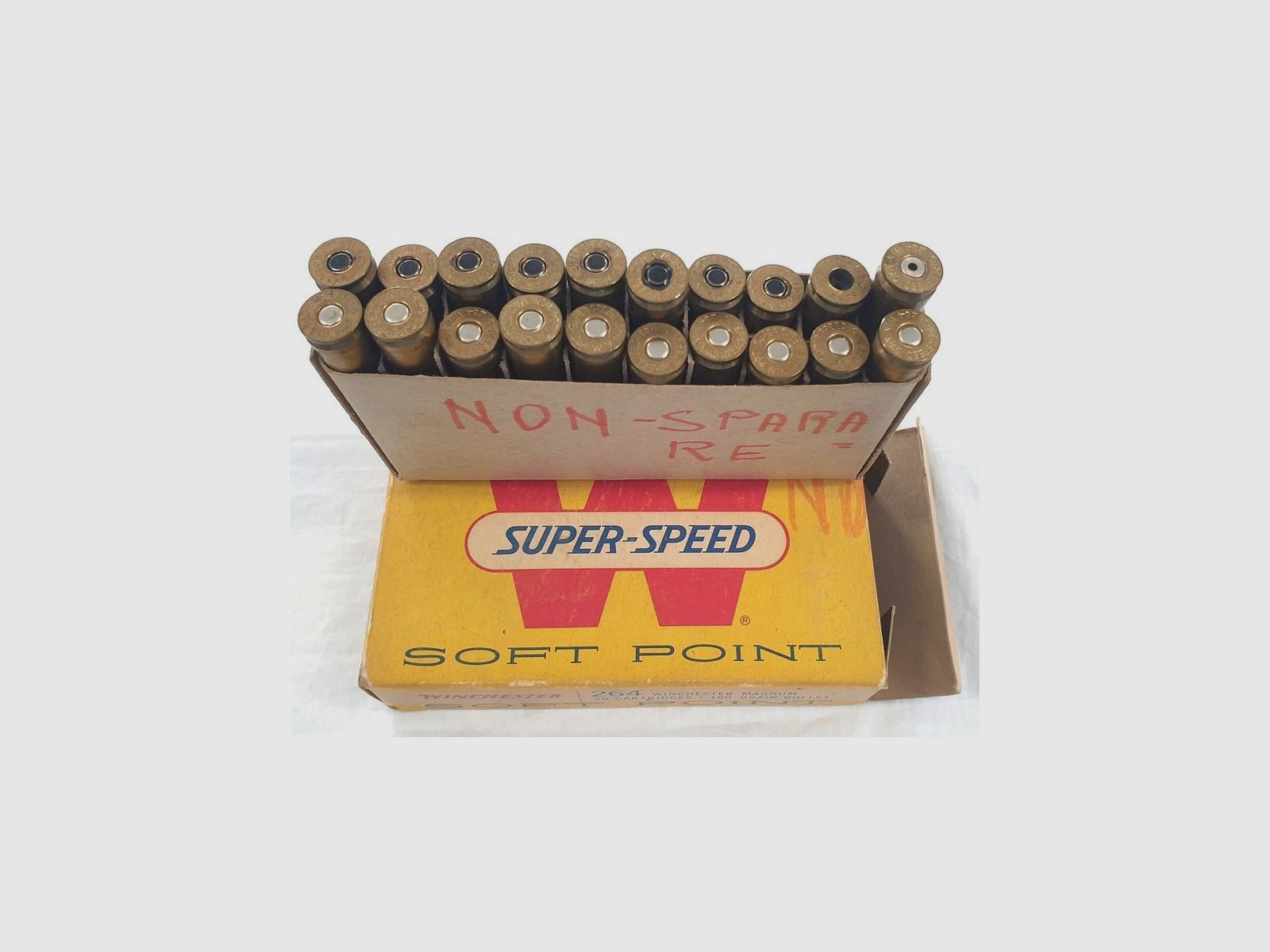 Cases WINCHESTER 264 Winchester Magnum used pack of 20 pcs.