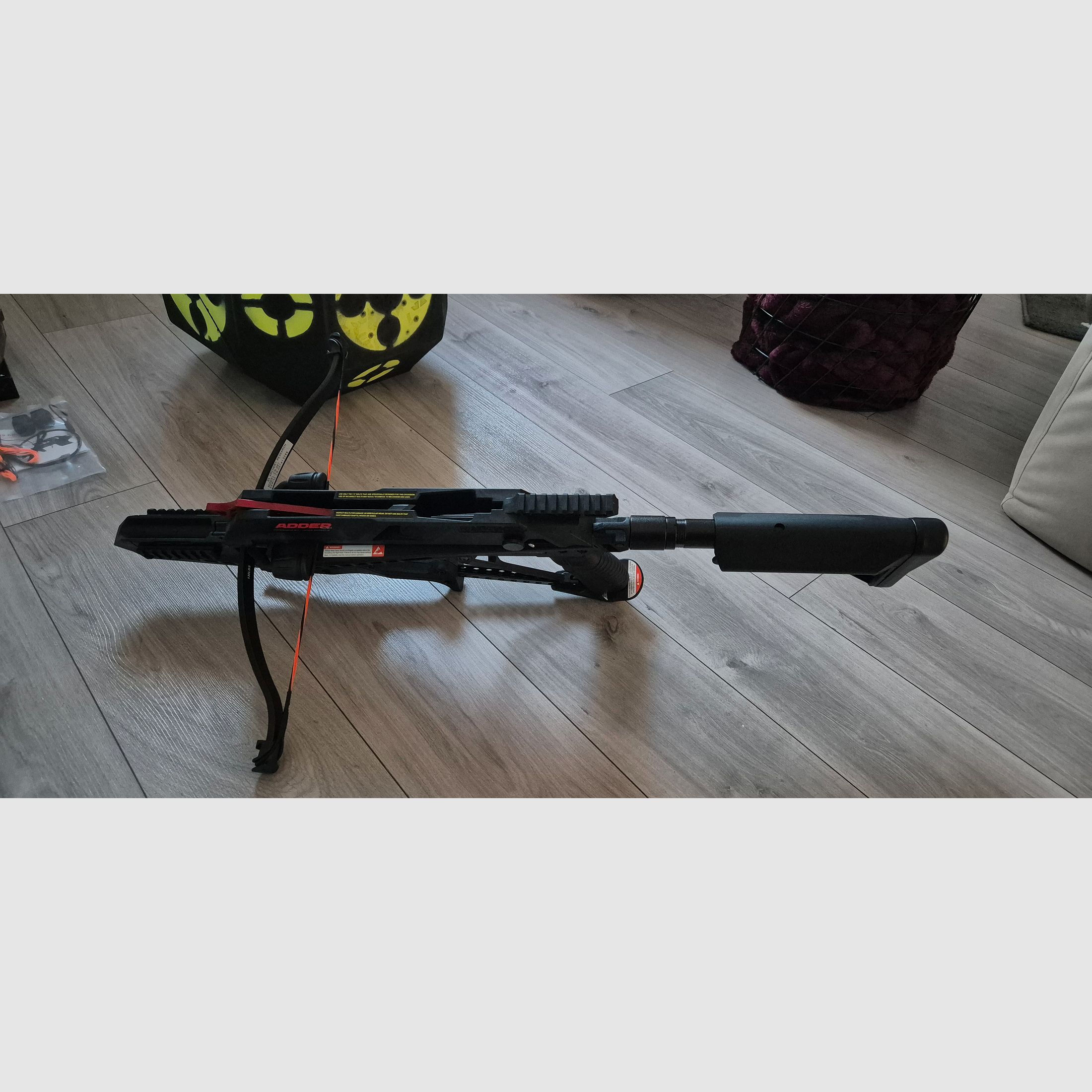 Used tactical repeating crossbow Cobra Adder with 130-pound limb and magazine