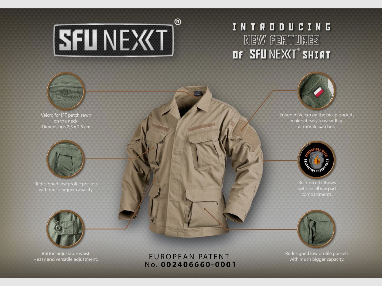 HELIKON-TEX SPECIAL FORCES NEXT SFU JACKE SHADOW-GREY