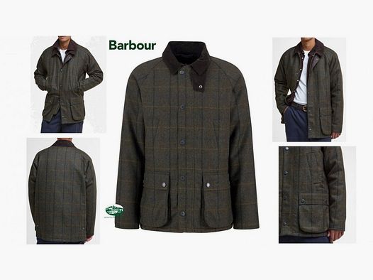 BARBOUR Bedale Wolljacke mit Karomuster