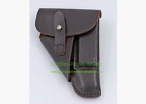AKAH-(Fa. Albrecht Kind) Pistolenholster Walther PPK Gürtelholster - Leder, Braun