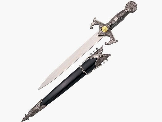 Templerdolch mit Scheide Mittelalter