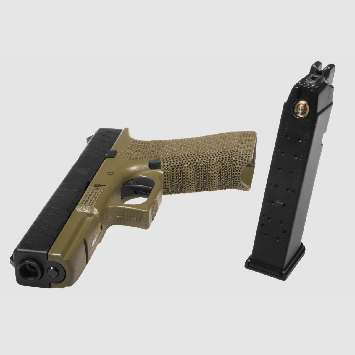 P05 GBB Airsoft Pistole in Oliv | Delta Armory