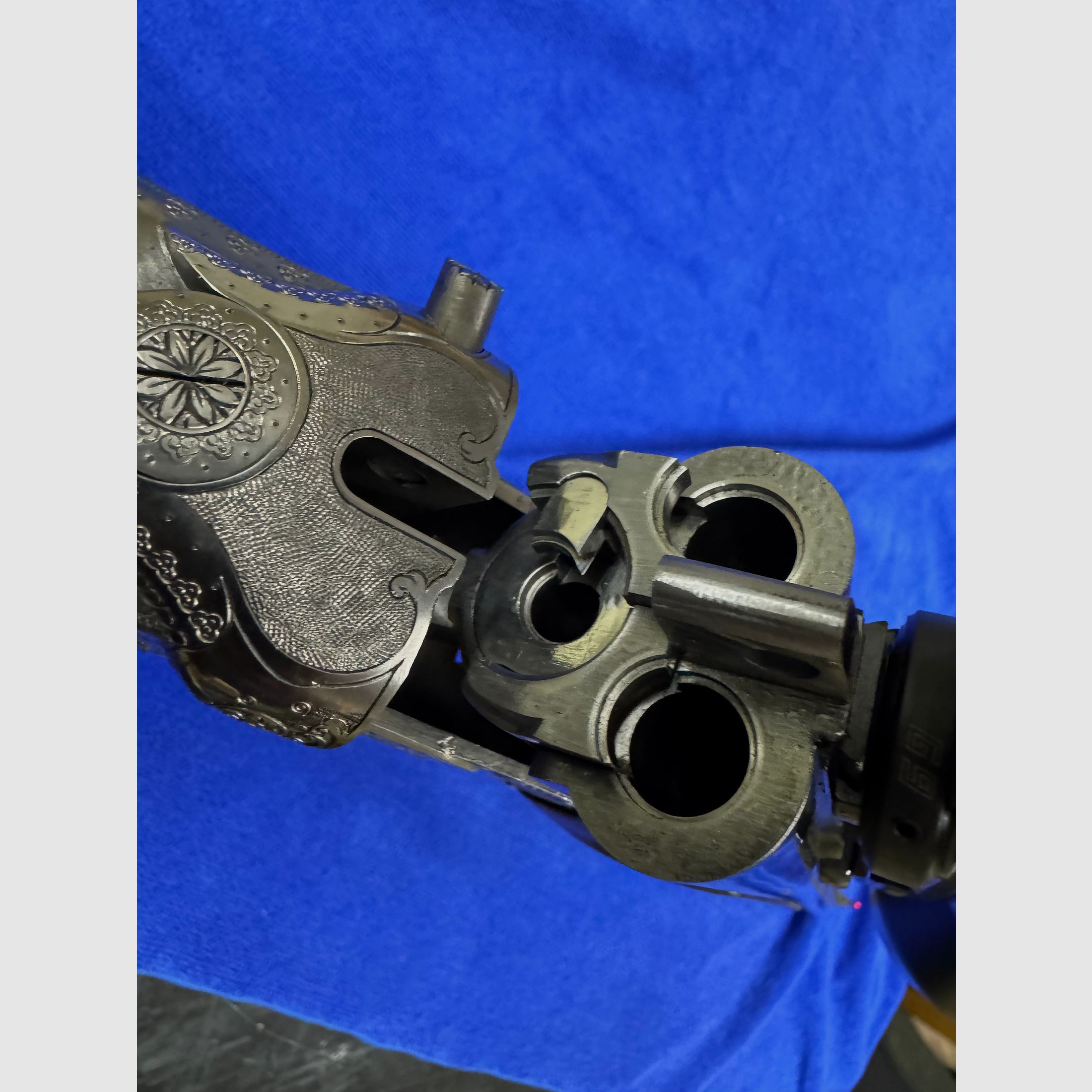 Merkel double rifle drilling DR 961L avec lunette ZEISS Victory HT 3-12x56