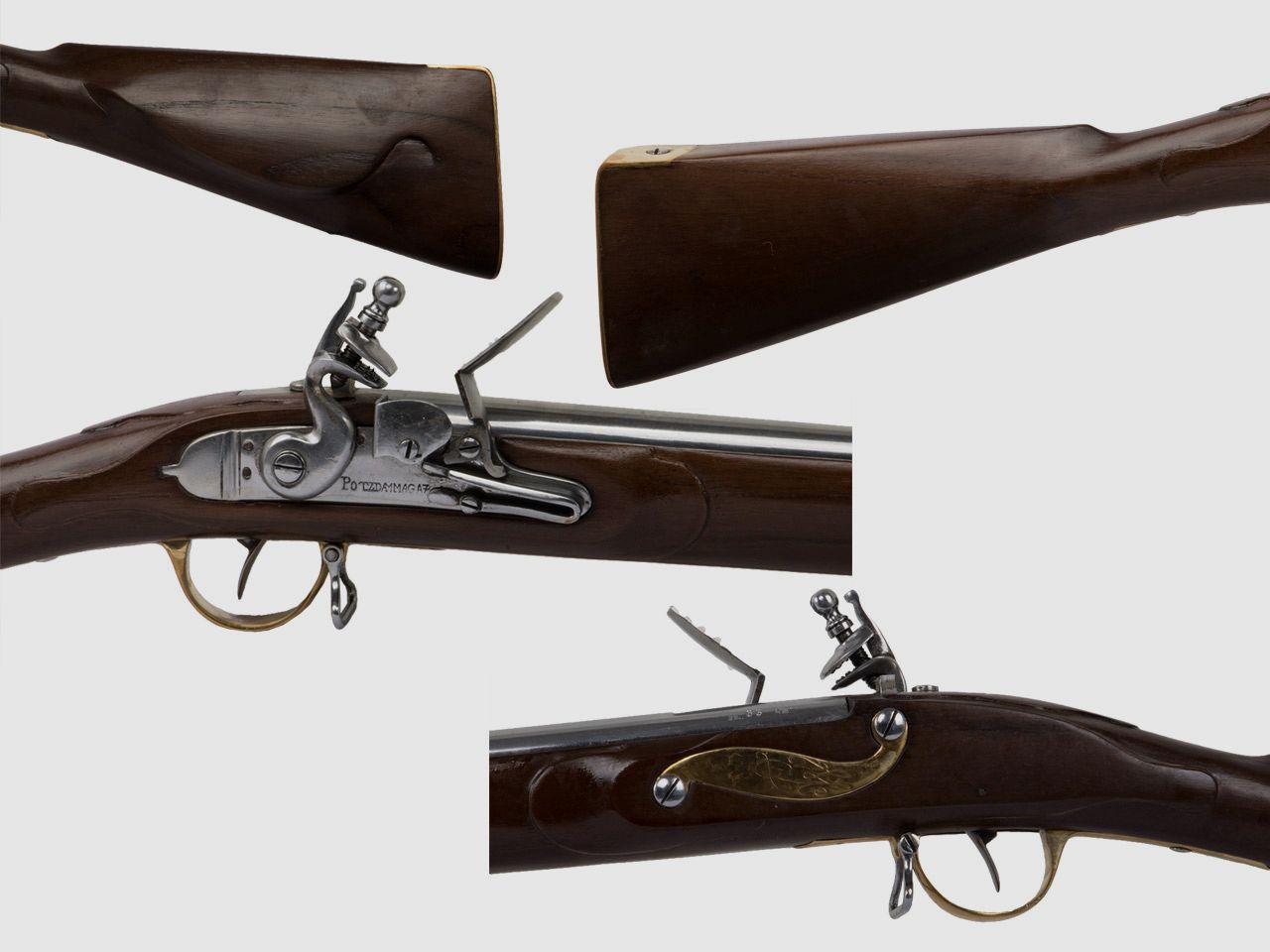 Vorderlader Steinschlossgewehr Potsdam Muskete 1800 Kaliber .63 bzw. 16 mm (P18)
