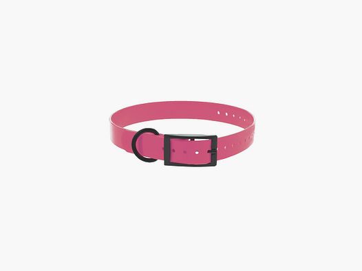 Collier HB Dog Biothane Biogold Rose 60cm X 25mm